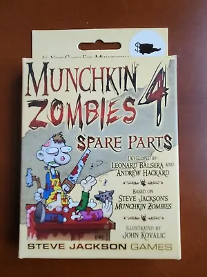 Munchkin Zombies 4: Spare Parts Game Expansion Steve Jackson Games SJG 1493 • $11.45