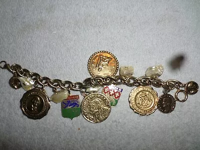 Vintage Accessocraft N.Y.C. Charm Bracelet • $7.99