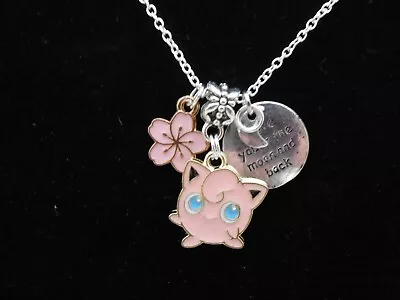 £4.50 • Buy Handmade Pokemon Jigglypuff Character Tibetan Charms Necklace-chain-gift Pouch
