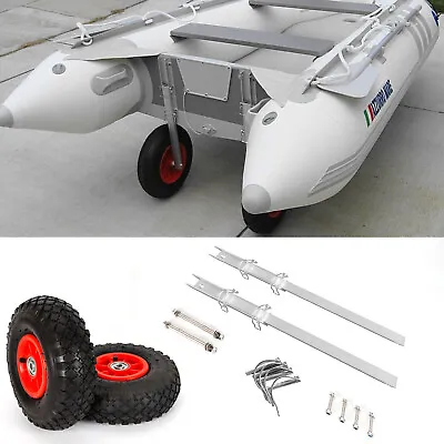 £89.35 • Buy Launching Wheels Boat Inflatable Dinghy RIB Foldable Transom Launch Wheels Yacht