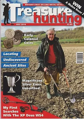 TREASURE HUNTING (4 X Back Issues) July 2016 Aug 16 Sept 16 Nov 16 • £5