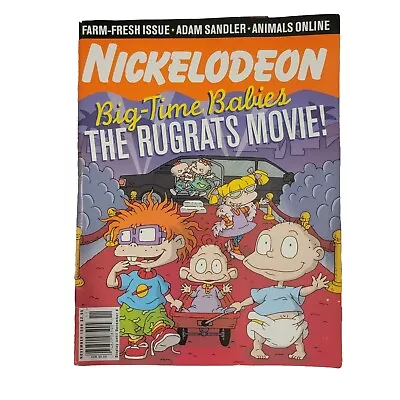 Nickelodeon Magazine Big-Time Babies The Rugrats Movie! November 1998 Issue • $9.99