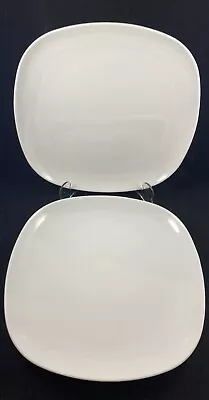 IKEA 21986 Square White Dinner Plates 10in Set Of 2 • $15