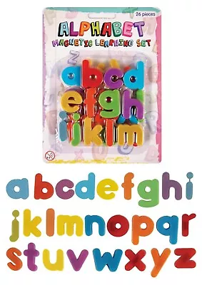 £2.99 • Buy Magnetic Letters Alphabetic Fridge Magnets Full Alphabet A-Z Lower Case 4cm