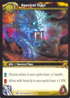 1x  Spectral Tiger - Rare Near Mint Fires Of Outland • $19.50