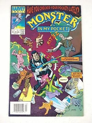 Monster In My Pocket #2 Low Print Newsstand (1991 Harvey) Comic Punisher Parody • $4.99