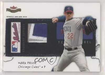 2004 Fleer Patchworks Licensed Apparel 150 Patch /150 Mark Prior #LA-MP2 Patch • $13.19