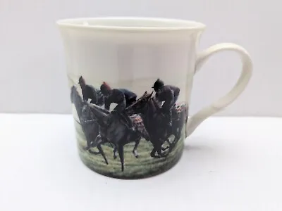 Caroline Cook Fine Bone China Horse Racing Mug VGC  • £12.90