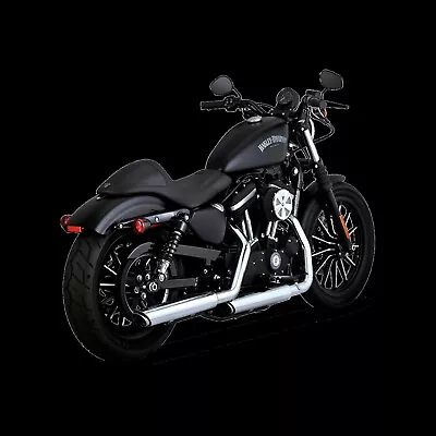 Vance & Hines Twin Slash 3″ Slip-on Mufflers Harley Davidson 14-22 Xl Sportster • $379.88