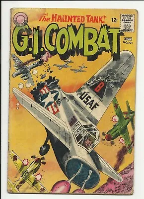 G.I. Combat #101 - The Haunted Tank - Washtone Cover - Silver Age War - GD 2.0 • $14.99