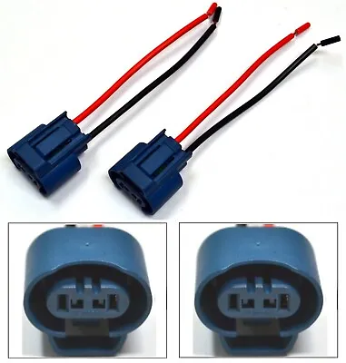 Wire Pigtail Female U 9005 HB3 Two Harness Light Bulb DRL Daytime Socket Plug OE • $10.45