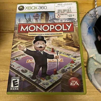 Monopoly (Microsoft Xbox 360 2008 EA) W/Manual  • $8.90