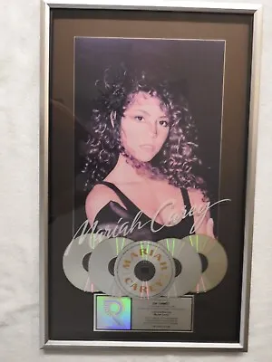 Mariah Carey  RIAA Plaque 5 Million Sales! BEAUTIFUL! PERFECT CONDITION! • $599.99