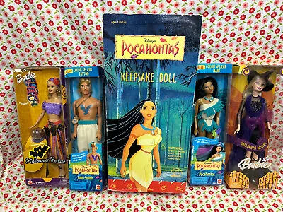 Pocahontas Barbie Your Choice Of Doll Halloween Barbie Witch Color Splash • $32.99