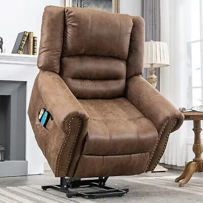 Large Power Lift Electric Recliner Chair With Massage And Heat For Elderly • $399.99