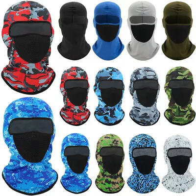 $5.99 • Buy Camo Balaclava Face Mask UV Protection Ski Sun Hood Tactical Masks For Men Women