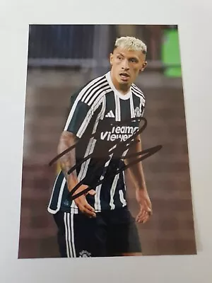 Lisandro Martinez Manchester United Fc Hand Signed Photo 6  X 4 . • $1.23