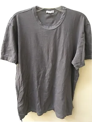 JAMES PERSE Standard Men's New Nice Grey Tshirt Cotton Made In US Crewneck • $36.68