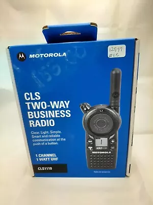 Motorola CLS1110 UHF Business 2-Way Radio Walkie Talkie • $119.95
