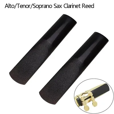 $12.61 • Buy Easy To Handle Resin Plastic Sax Reeds Ideal For Professionals And Beginners