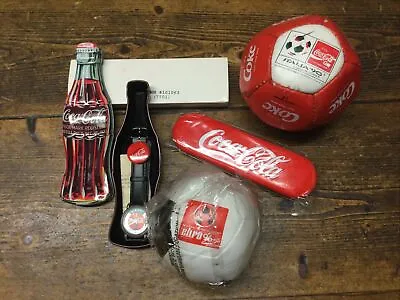 Coca Cola Bundle Including Watch Euro 96 Italia 90 Mini Footballs + Tin • £30