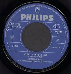 Madeline Bell We're So Much In Love 7  Vinyl UK Philips 1969 B/w How Mich Do I • £3.94