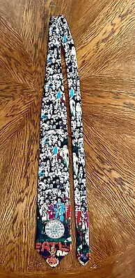 Vintage 1996 THE BEATLES Band Neck Tie By RM  Sgt. Peppers Lonely Hearts Club • $28.99