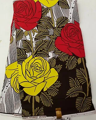 Elegant & Stunning African  Ankara  Wax Print100% Cotton Sell By 6 Yards • $30