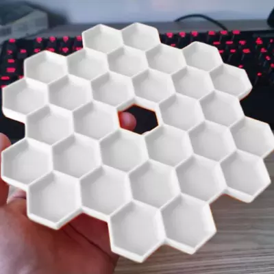 £10.99 • Buy Hexagon Paint Palette Pallet Colour Mixing Plastic 30 Well Artist Art Craft UK
