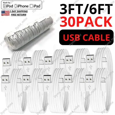 $2.99 • Buy USB Charger Cable Long Data Cord Charging Line Lot For IPhone 14 13 12 11 8 7 XR