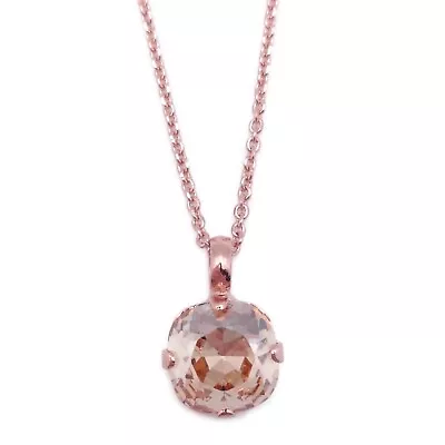 Mariana Sun Sand Rose Gold Pendant Necklace Cushion Cut Golden Shadow 216 • $44.80