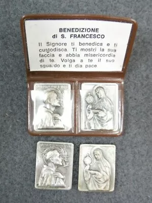 Vtg 1960's 2 Sets The Blessing Of The Holy Francis & Pope Paul VI Vatican Medal  • $14.99