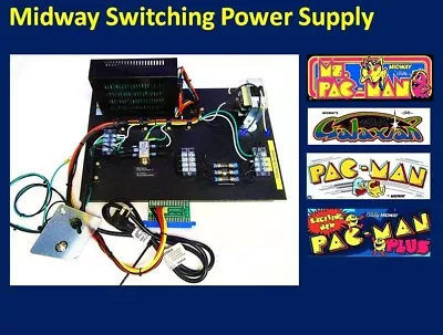 Arcade MIDWAY - Replacement Switching Power Supply Module;  Ms. Pacman • $299.99