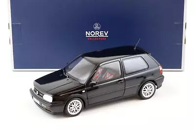 1996  20 Years Anniversary Edition  1:18 Norev VW Golf 3 III GTI Black Metals • $106.50