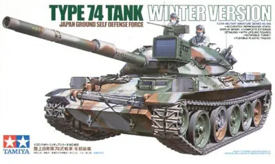 Tamiya 1/35 JGSDF Type 74 Tank Winter Version - 35168 • £21.78