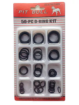 50Pc Assorted O RING SET Rubber O Ring Seals Tap Plumbing O-Ring Washer Kit Pack • £3.10