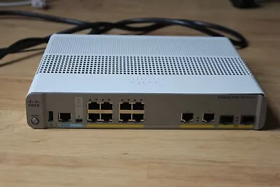 Cisco Catalyst 3560-CX 8-Port Managed Gigabit Switch • $125