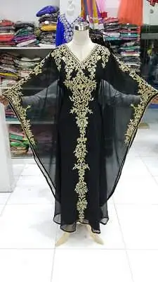 Dubai Kaftan Wedding Dress TAKCHITA Abaya Jalabiya Jilbab Dress PARTY WEAR GOWN • $61.44