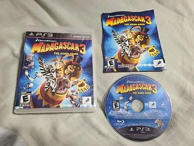 Madagascar 3: The Video Game Sony PlayStation 3 PS3 TESTED Complete CIB  • $14