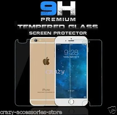 $3.95 • Buy Front / Back Tempered Glass Screen Protector F Apple IPhone SE 5 S 6 6S 7 7 Plus