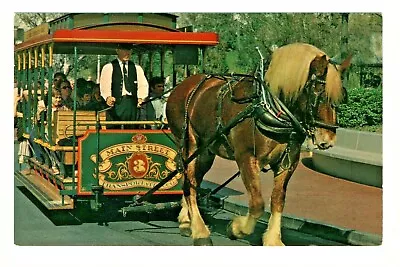 Postcard Disney World Horse Drawn Streetcar Exploring Main Street USA Tour. O • $3.99