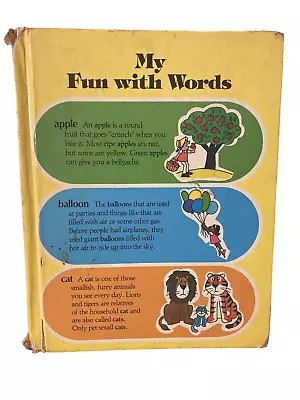 My Fun With WORDS A Through K By James Ertel 1974 VG • $3.64