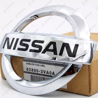 $45.50 • Buy OEM Genuine NISSAN 14-2019 VERSA NOTE Front Radiator Grille Chrome Emblem Badge