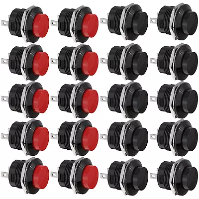 Momentary Push Button Switch No Lock SPST Mini Push Button Round Switchs • $14.99