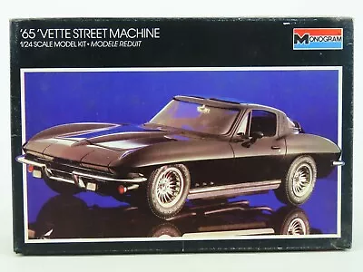 1:24 Monogram Model Car Kit #2724 '65 Vette Street Machine Partially Assembled • $14.95