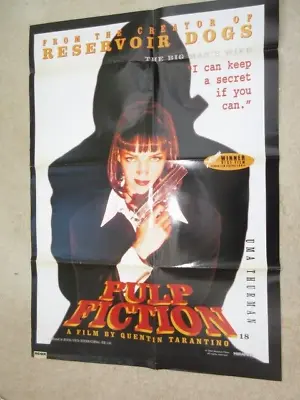 Uma Thurman PULP FICTION Quentin Tarantino Movie Poster 2001: A SPACE ODYSSEY • £19.99