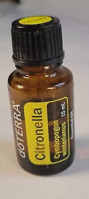 DoTERRA Citronella 15 ML Essential  65 % Full FREE SHIPPING Exp. 8/24 • $11.99