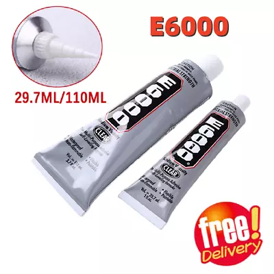 £6.89 • Buy 29.7/110ML E6000 Glue Industrial Strength Crafts Diy Rhinestones UK
