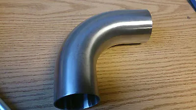 £15 • Buy Stainless Steel 316 Elbow 90 Degree Pipe Exhaust Tube Bend Mandrel Dull Polished
