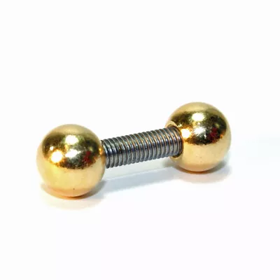 £5.80 • Buy M5 Stainless Threaded Rod  C/w 2 X 12mm Diameter Brass Balls Various Lengths